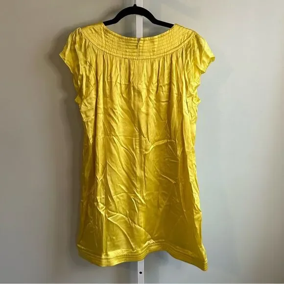 Antonio Melani Yellow Short Sleeve Mini Dress - Picture 3 of 3
